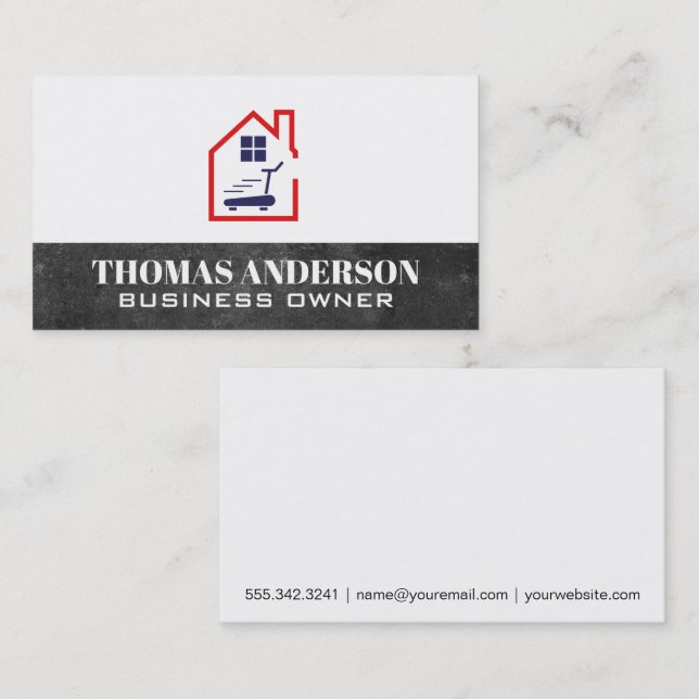 Home Gym Treadmill Business Card (Front/Back)
