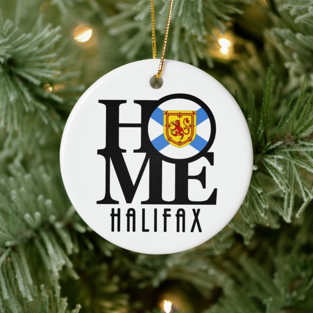 HOME Halifax Nova Scotia Ceramic Tree Decoration (Tree)