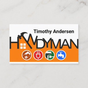 Home Hammer Handyman Signage Business Card