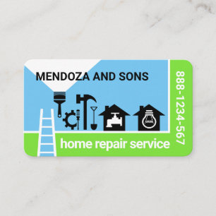 Home Handyman Tools Landscape Business Card