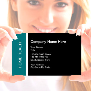 Home Health Agency Design Business Card