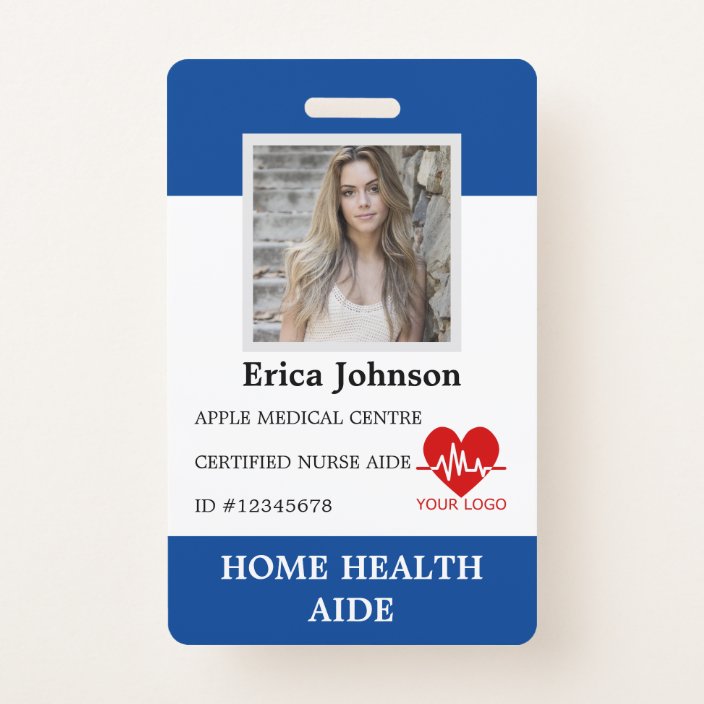 Home Health Aide Certified Nurse Aide home care ID Badge | Zazzle.co.uk