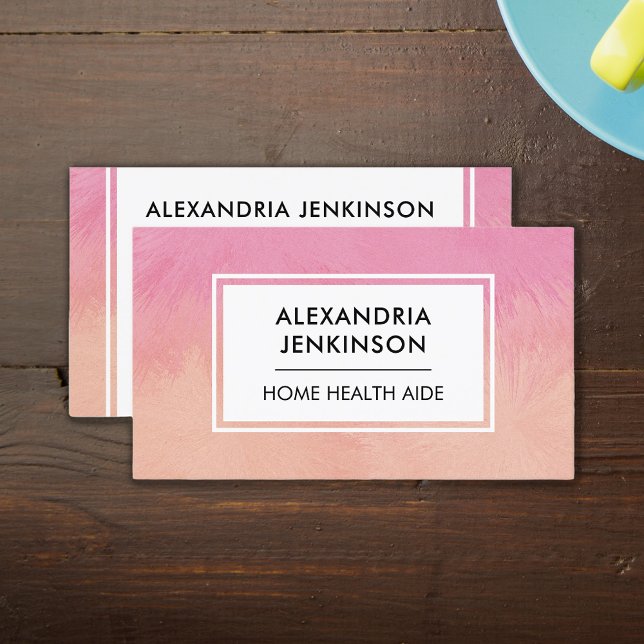 Home Health Aide Nursing Medical Assistant CMA CNA Business Card (Creator Uploaded)