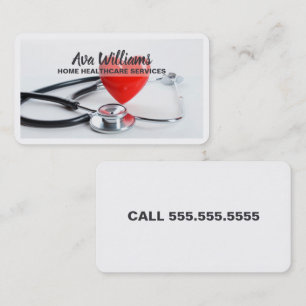 Home Health Caregiver Business Card