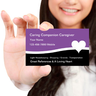 Home Health Caregiver Business Cards