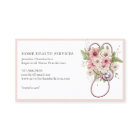 Home Health Nurse Floral Stethoscope