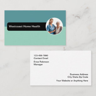 Home Health Nursing Business Cards 