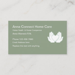 Home Health Registered Nurse Business Card