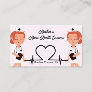 Home Health Services Business Card