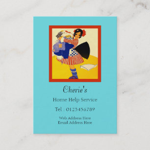Home Help Service Business Card