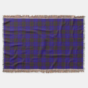 Home (Hume) Clan Scottish Tartan Plaid Throw Blanket