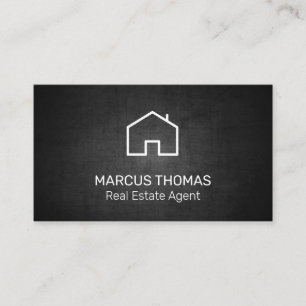 Home Icon   Black Texture Background Appointment Card