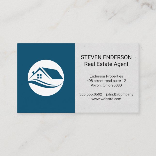 Home Icon | Realtor Business Card (Front)