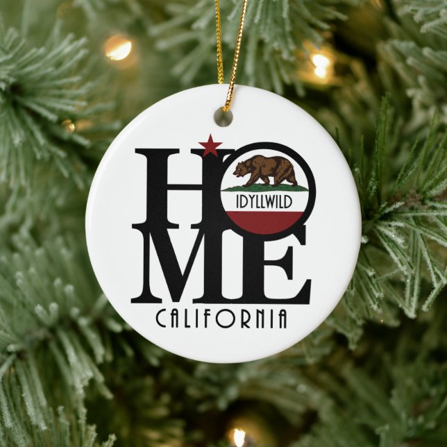 HOME Idyllwild California  Ceramic Tree Decoration (Tree)