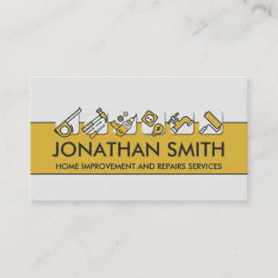 Home improvement and repair services business card