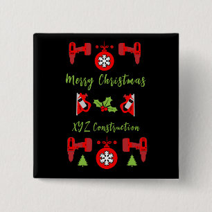 Home Improvement Christmas Gifts 15 Cm Square Badge