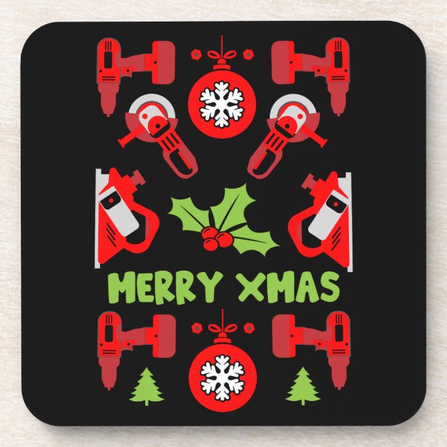 Home Improvement Christmas Gifts Coaster (Front)