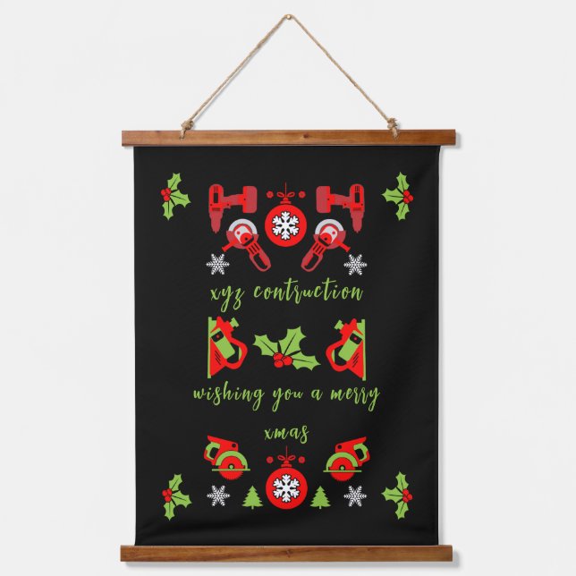 Home Improvement Christmas Gifts Hanging Tapestry (Front)