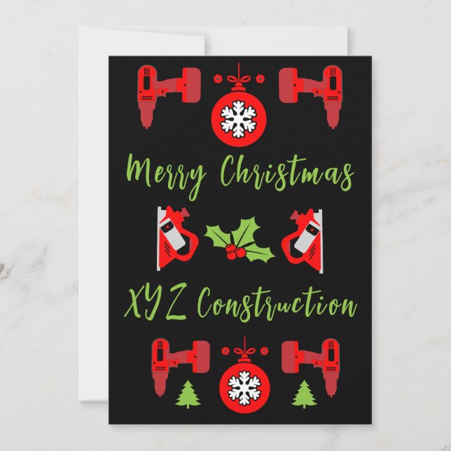 Home Improvement Christmas Gifts Holiday Card (Front)
