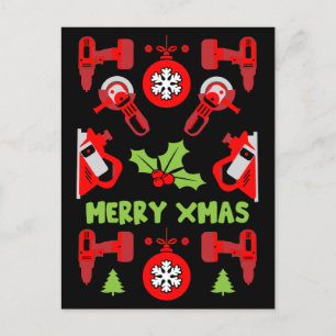 Home Improvement Christmas Gifts Holiday Postcard