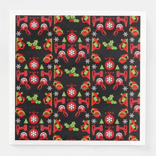 Home Improvement Christmas Gifts Napkin (Front)