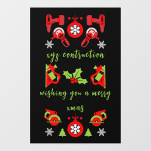 Home Improvement Christmas Gifts Window Cling