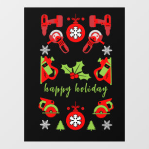 Home Improvement Christmas Gifts Window Cling