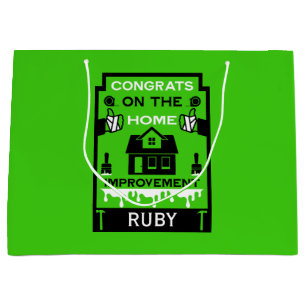 Home Improvement Congratulation Large Gift Bag