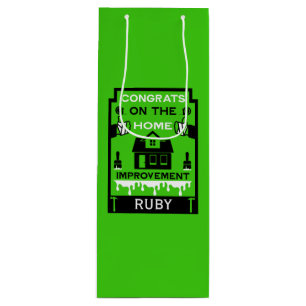 Home Improvement Congratulation Wine Gift Bag