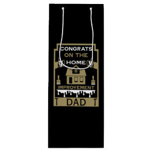 Home Improvement Congratulation Wine Gift Bag