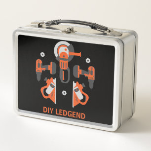 Home Improvement Metal Lunch Box