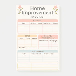 Home Improvement To-Do List Planner  Post-it Notes