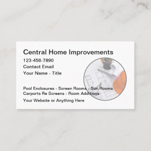 Home Improvements Theme Business Cards