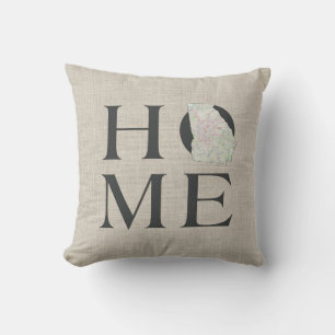 HOME in Georgia - Monogrammed Cushion