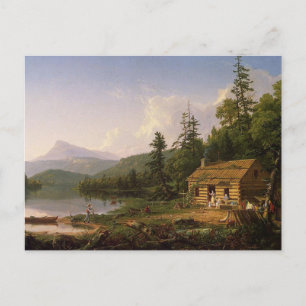 Home in the Woods by Thomas Cole Postcard