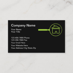 Home Inspection And Appraisal Business Card