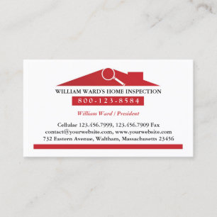 Home Inspection Business Card