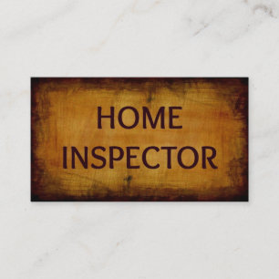 Home Inspector Business Card