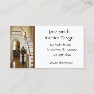 Home Interior Business Card