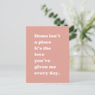 Home Is Love Quote Heartfelt Grandma Card