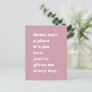 Home Is Love Quote Heartfelt Grandma Card