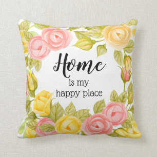 Home is My Happy Place Cushion