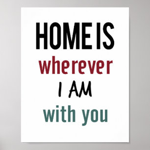 Home Is Poster (standard picture frame size)