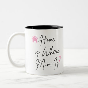 Home Is Where Mum Is – A Cosy Cottage Love Mug