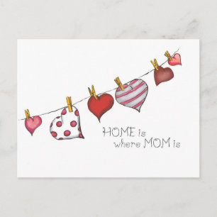 Home is where Mum is - Design for Mum Postcard