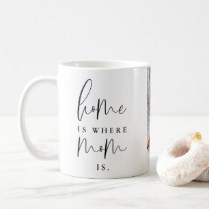 Home Is Where Mum Is Photo Mother's Day Coffee Mug