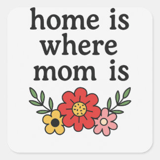 Home Is Where Mum Is Sticker