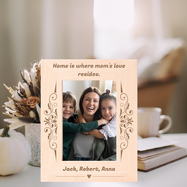 Home is Where Mum's Love Resides Etched Frames (Creator Uploaded)