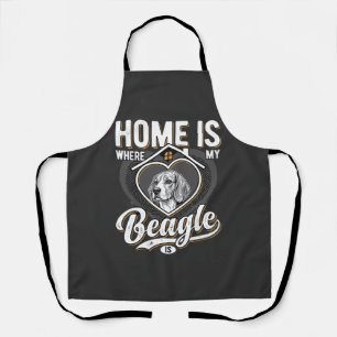 Home Is Where My Beagle Is_1 Apron