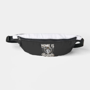 Home Is Where My Beagle Is_1 Bum Bags